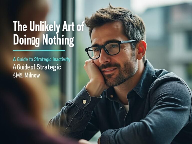 The Unlikely Art of Doing Nothing: A Guide to Strategic Inactivity