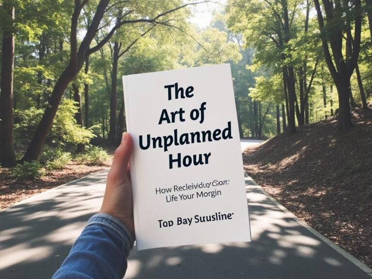 The Art of the Unplanned Hour: Reclaiming Your Life’s Margin