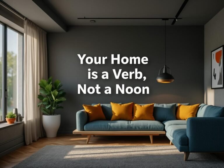 Your Home is a Verb, Not a Noun
