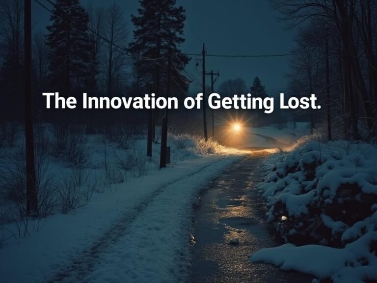 The Innovation of Getting Lost