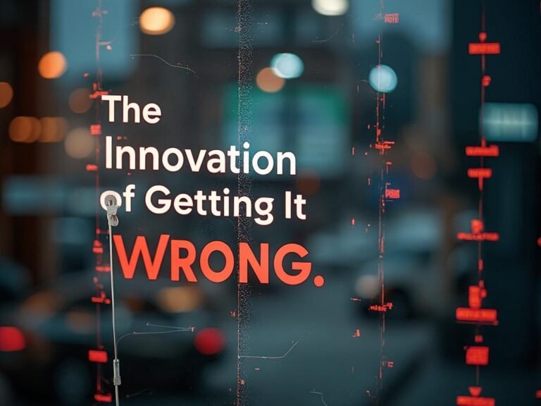 The Innovation of Getting It Wrong