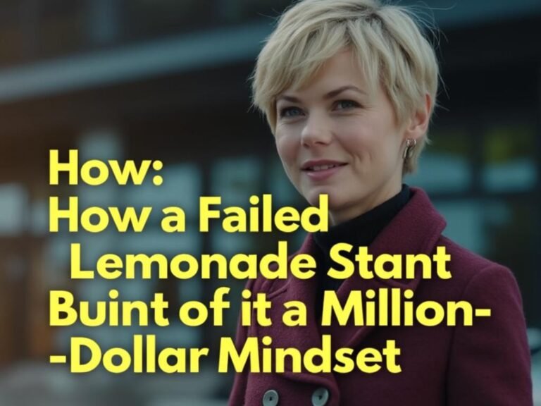How a Failed Lemonade Stand Built a Million-Dollar Mindset