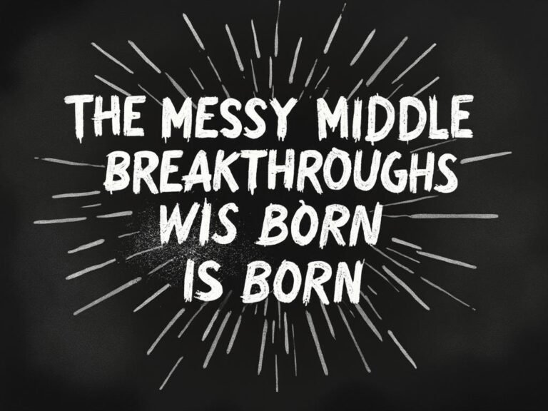 The Messy Middle Where Breakthroughs Are Born